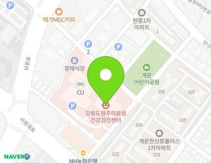 387 Seowon-daero, Wonju-si, Gangwon-do, Republic of Korea Map