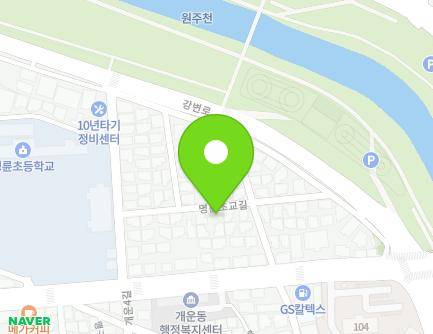 14 Myeongnyunchogyo-gil, Wonju-si, Gangwon-do, Republic of Korea Map