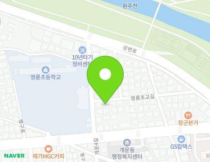4 Myeongnyunchogyo-gil, Wonju-si, Gangwon-do, Republic of Korea Map