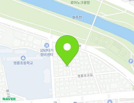 7-3 Myeongnyunchogyo-gil, Wonju-si, Gangwon-do, Republic of Korea Map