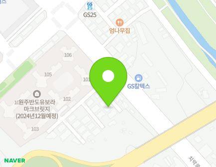 1463-2 Chiak-ro, Wonju-si, Gangwon-do, Republic of Korea Map