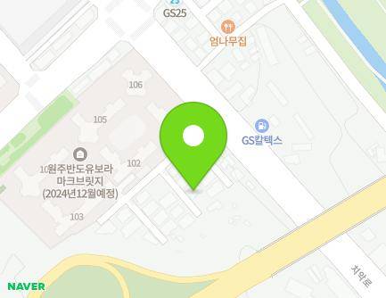 1463-3 Chiak-ro, Wonju-si, Gangwon-do, Republic of Korea Map