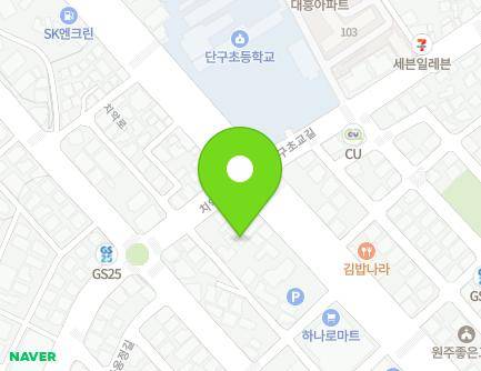 1539-2 Chiak-ro, Wonju-si, Gangwon-do, Republic of Korea Map