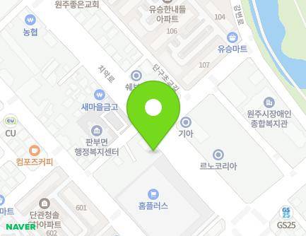 1495 Chiak-ro, Wonju-si, Gangwon-do, Republic of Korea Map