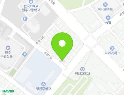 2 Ihwa 1-gil, Wonju-si, Gangwon-do, Republic of Korea Map