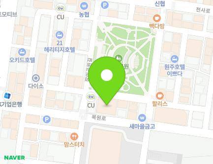 2235-12 Bugwon-ro, Wonju-si, Gangwon-do, Republic of Korea Map