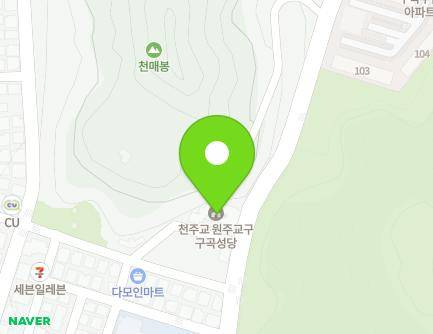 333-29 Sicheong-ro, Wonju-si, Gangwon-do, Republic of Korea Map