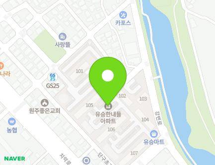 119 Gangbyeon-ro, Wonju-si, Gangwon-do, Republic of Korea Map