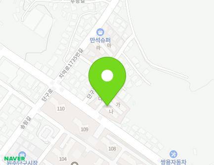 247 Dangu-ro, Wonju-si, Gangwon-do, Republic of Korea Map