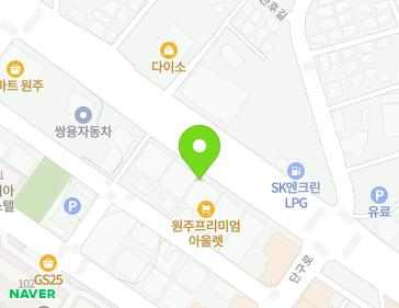 500 Seowon-daero, Wonju-si, Gangwon-do, Republic of Korea Map