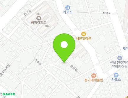 120-30 Neulpum-ro, Wonju-si, Gangwon-do, Republic of Korea Map