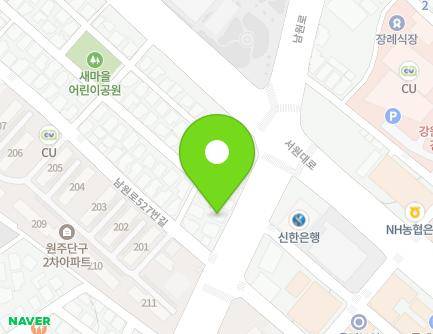 529 Namwon-ro, Wonju-si, Gangwon-do, Republic of Korea Map