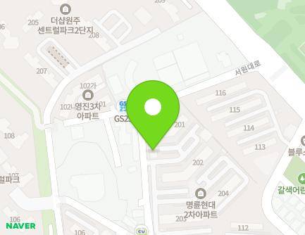 94-34 Hanjigongwon-gil, Wonju-si, Gangwon-do, Republic of Korea Map