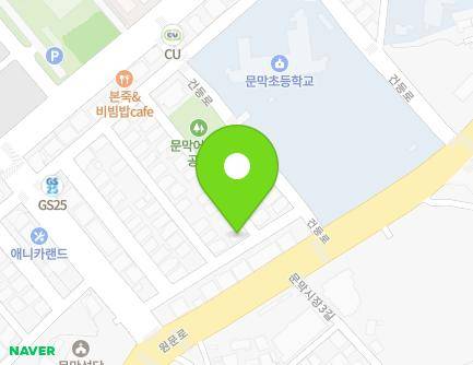 24-26 Geondeung-ro, Munmak-eup, Wonju-si, Gangwon-do, Republic of Korea Map