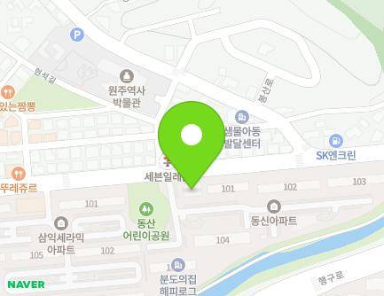 104 Haenggu-ro, Wonju-si, Gangwon-do, Republic of Korea Map