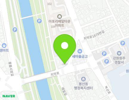 1865 Chiak-ro, Wonju-si, Gangwon-do, Republic of Korea Map