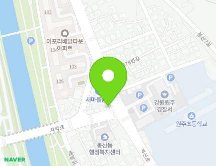 1868-7 Chiak-ro, Wonju-si, Gangwon-do, Republic of Korea Map