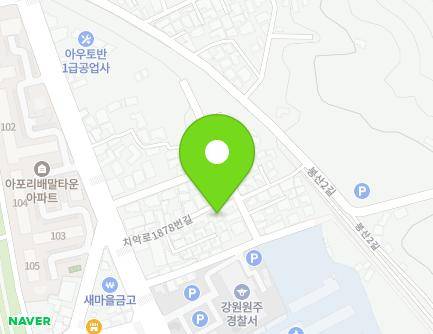 18 Chiak-ro 1878beon-gil, Wonju-si, Gangwon-do, Republic of Korea Map