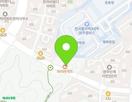 70 Moran 1-gil, Wonju-si, Gangwon-do, Republic of Korea Map