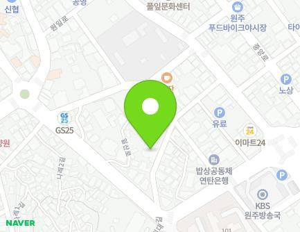 71-11 Ilsan-ro, Wonju-si, Gangwon-do, Republic of Korea Map