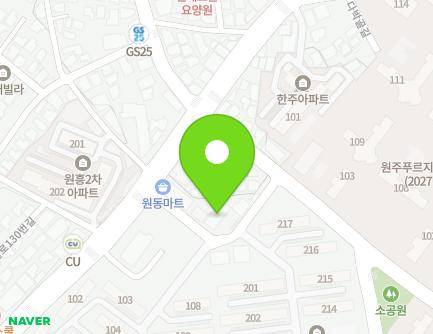 119-2 Musil-ro, Wonju-si, Gangwon-do, Republic of Korea Map