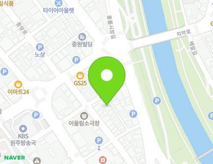 30-2 Jungang-ro, Wonju-si, Gangwon-do, Republic of Korea Map