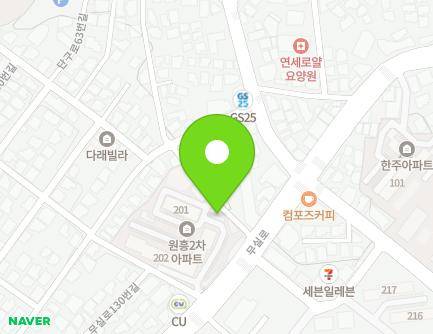 122-2 Musil-ro, Wonju-si, Gangwon-do, Republic of Korea Map