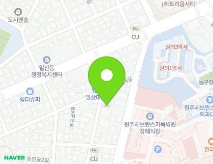 61 Dongjingol 1-gil, Wonju-si, Gangwon-do, Republic of Korea Map
