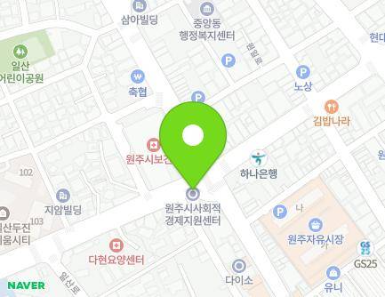 137 Wonil-ro, Wonju-si, Gangwon-do, Republic of Korea Map