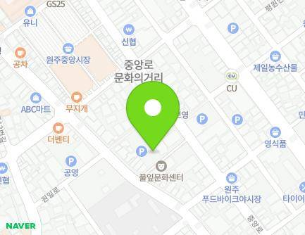 88-2 Wonil-ro, Wonju-si, Gangwon-do, Republic of Korea Map