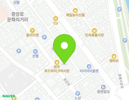 70 Jungang-ro, Wonju-si, Gangwon-do, Republic of Korea Map