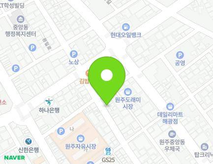 146-1 Jungang-ro, Wonju-si, Gangwon-do, Republic of Korea Map