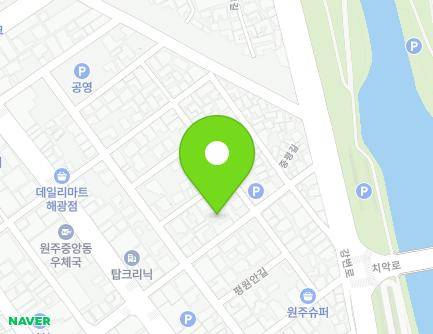 63 Jungpyeong-gil, Wonju-si, Gangwon-do, Republic of Korea Map