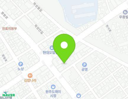 37 Jayusijang-gil, Wonju-si, Gangwon-do, Republic of Korea Map