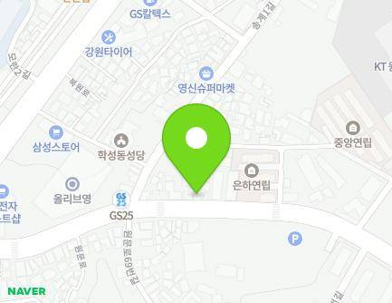 62 Wonmun-ro, Wonju-si, Gangwon-do, Republic of Korea Map