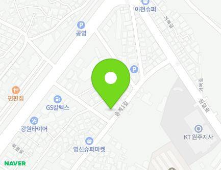 29 Songgye 1-gil, Wonju-si, Gangwon-do, Republic of Korea Map