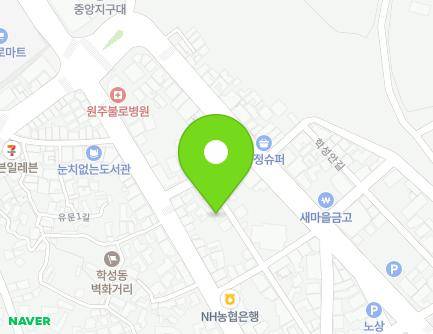 51 Chungjeong-gil, Wonju-si, Gangwon-do, Republic of Korea Map