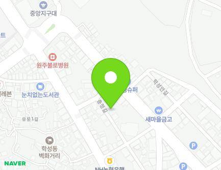 52 Chungjeong-gil, Wonju-si, Gangwon-do, Republic of Korea Map