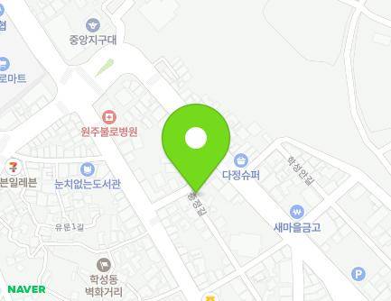 56 Chungjeong-gil, Wonju-si, Gangwon-do, Republic of Korea Map