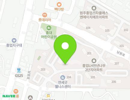 52-3 Namwon-ro, Heungeop-myeon, Wonju-si, Gangwon-do, Republic of Korea Map