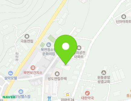 13-5 Wontong-ro 211beon-gil, Buk-myeon, Inje-gun, Gangwon-do, Republic of Korea Map