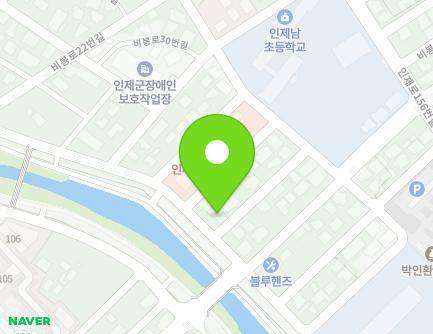 40-12 Inje-ro 140beon-gil, Inje-eup, Inje-gun, Gangwon-do, Republic of Korea Map