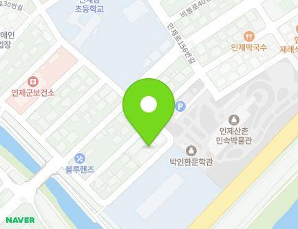 52-4 Inje-ro 140beon-gil, Inje-eup, Inje-gun, Gangwon-do, Republic of Korea Map