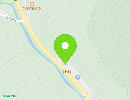1424 Hambaeksan-ro, Gohan-eup, Jeongseon-gun, Gangwon-do, Republic of Korea Map