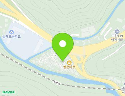 19-5 Sanggallae-gil, Gohan-eup, Jeongseon-gun, Gangwon-do, Republic of Korea Map