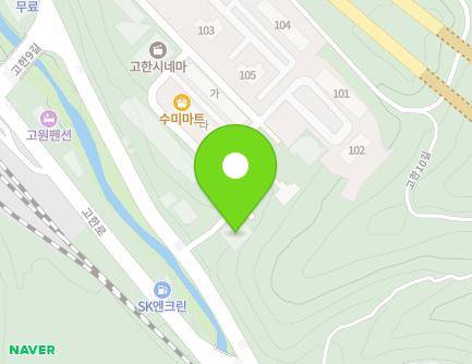 54-8 Gohan 9-gil, Gohan-eup, Jeongseon-gun, Gangwon-do, Republic of Korea Map