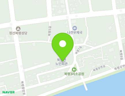 43-13 Bukpyeong 1-gil, Bukpyeong-myeon, Jeongseon-gun, Gangwon-do, Republic of Korea Map