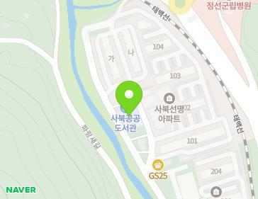 33 Parangsae-gil, Sabuk-eup, Jeongseon-gun, Gangwon-do, Republic of Korea Map
