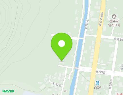 25-12 Songgye 1-gil, Imgye-myeon, Jeongseon-gun, Gangwon-do, Republic of Korea Map