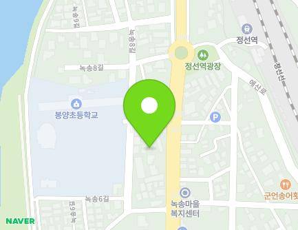 105 Noksong-ro, Jeongseon-eup, Jeongseon-gun, Gangwon-do, Republic of Korea Map
